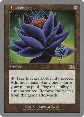 Blacker Lotus [Unglued] | Amazing Games TCG