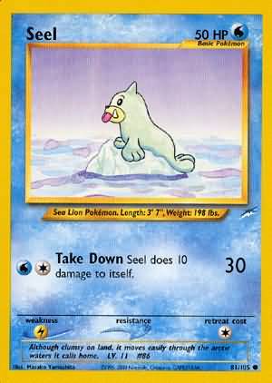 Seel (81/105) [Neo Destiny Unlimited] | Amazing Games TCG