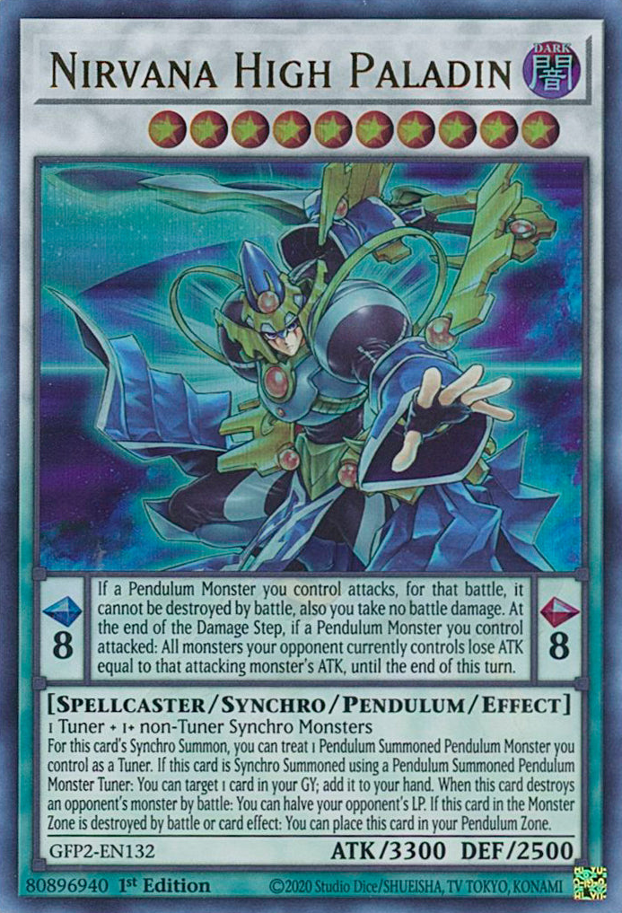 Nirvana High Paladin [GFP2-EN132] Ultra Rare | Amazing Games TCG