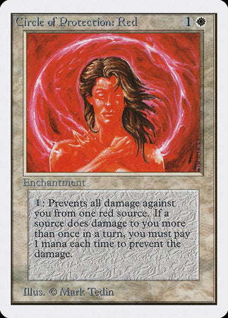 Circle of Protection: Red [Unlimited Edition] | Amazing Games TCG