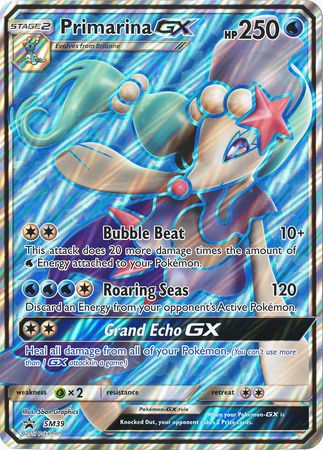 Primarina GX (SM39) (Jumbo Card) [Sun & Moon: Black Star Promos] | Amazing Games TCG