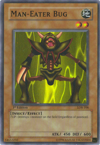 Man-Eater Bug [LOB-108] Super Rare | Amazing Games TCG