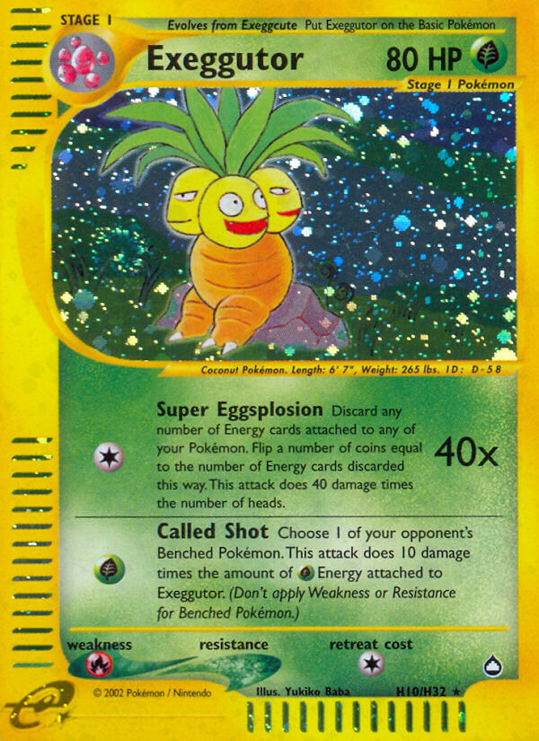 Exeggutor (H10/H32) [Aquapolis] | Amazing Games TCG