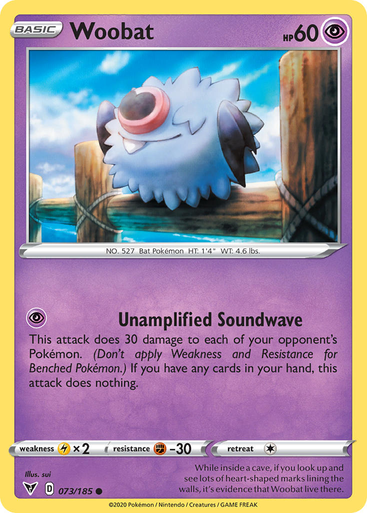 Woobat (073/185) [Sword & Shield: Vivid Voltage] | Amazing Games TCG