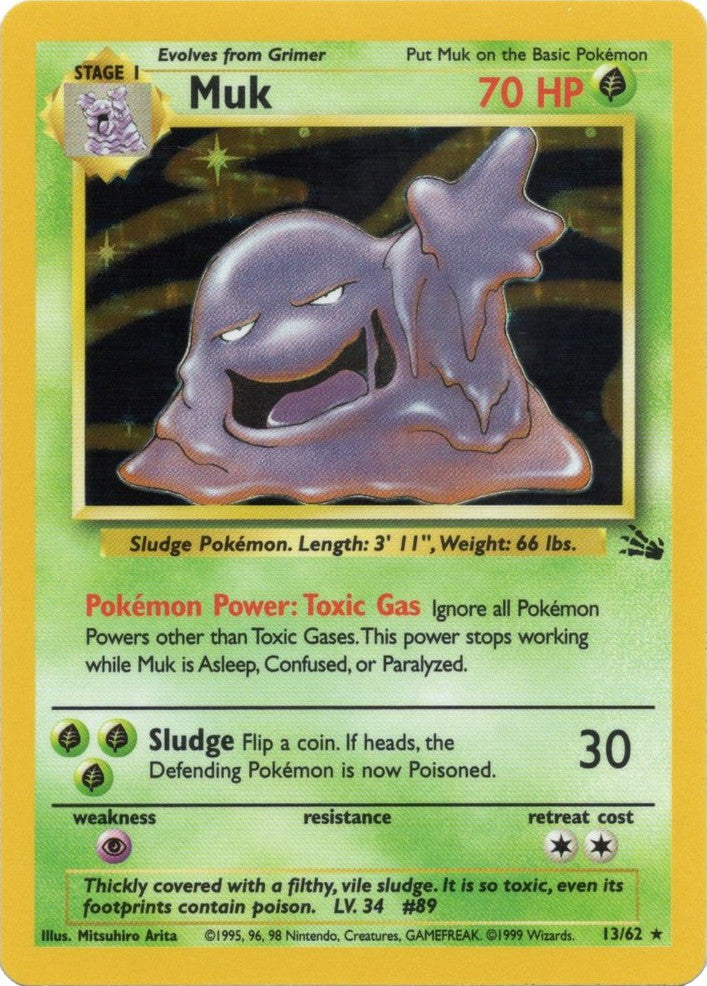 Muk (13/62) [Fossil Unlimited] | Amazing Games TCG