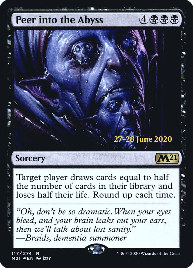 Peer into the Abyss  [Core Set 2021 Prerelease Promos] | Amazing Games TCG