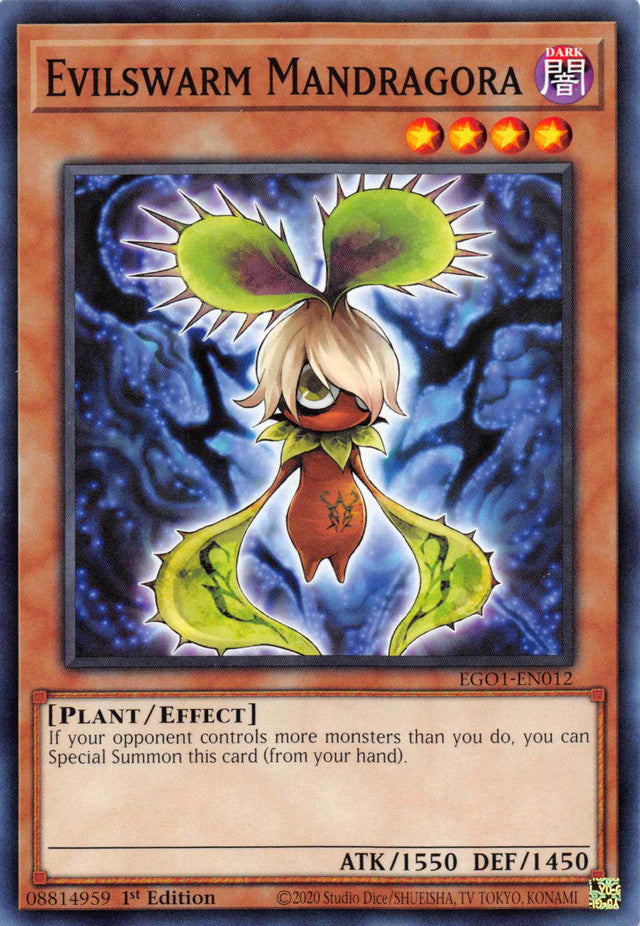 Evilswarm Mandragora [EGO1-EN012] Common | Amazing Games TCG