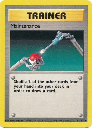 Maintenance (83/102) [Base Set Unlimited] | Amazing Games TCG