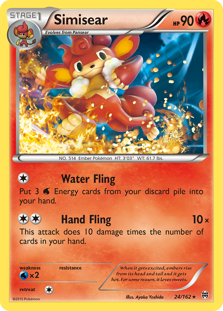 Simisear (24/162) [XY: BREAKthrough] | Amazing Games TCG