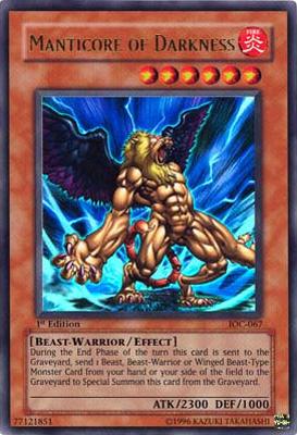 Manticore of Darkness [IOC-067] Ultra Rare | Amazing Games TCG