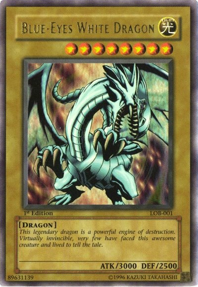 Blue-Eyes White Dragon [LOB-001] Ultra Rare | Amazing Games TCG