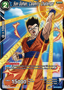 Son Gohan, Calamity Challenger (BT14-038) [Cross Spirits] | Amazing Games TCG