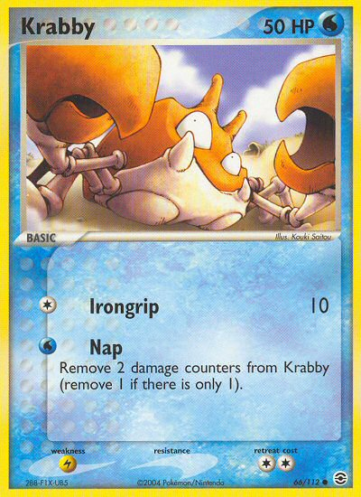 Krabby (66/112) [EX: FireRed & LeafGreen] | Amazing Games TCG