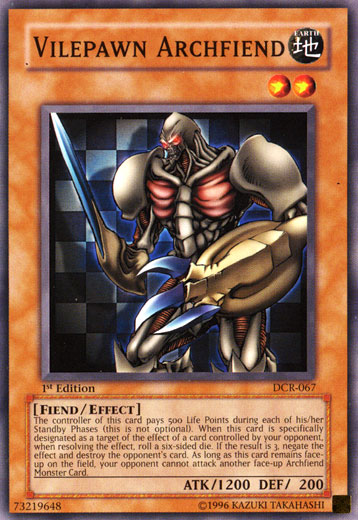 Vilepawn Archfiend [DCR-067] Common | Amazing Games TCG