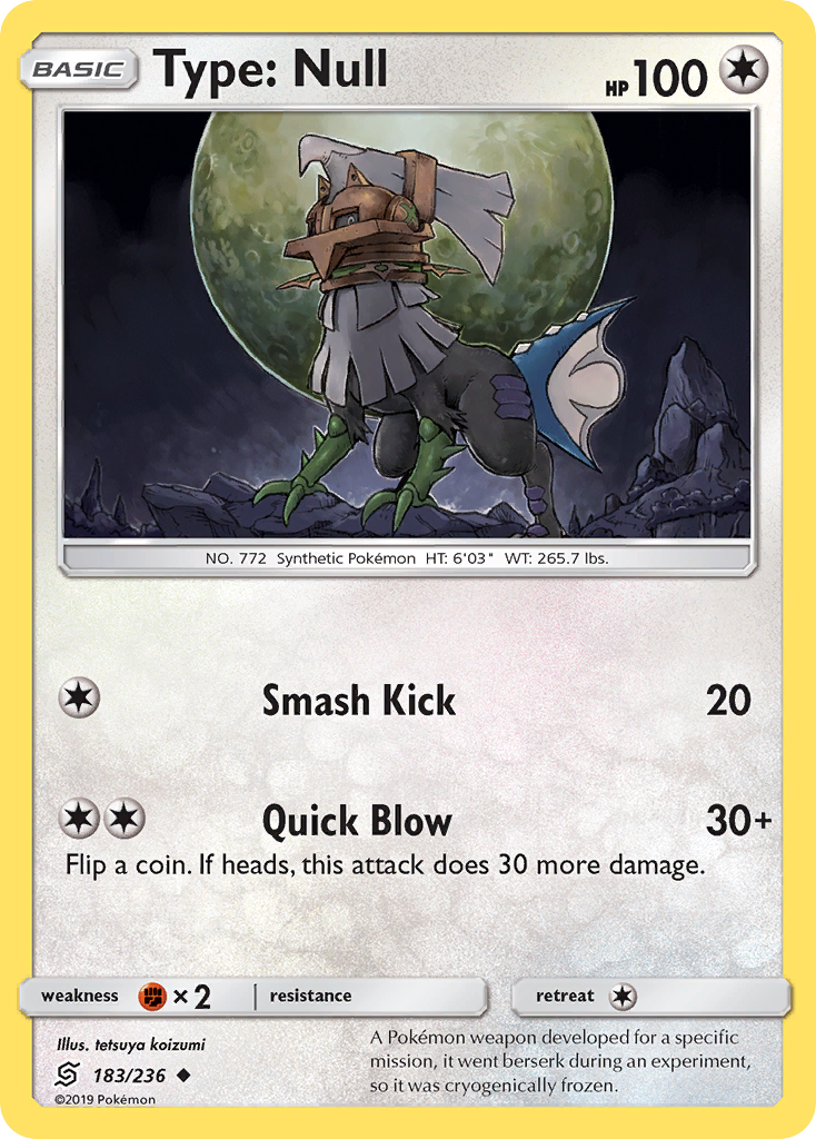 Type: Null (183/236) [Sun & Moon: Unified Minds] | Amazing Games TCG