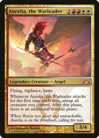 Aurelia, the Warleader [Gatecrash] | Amazing Games TCG