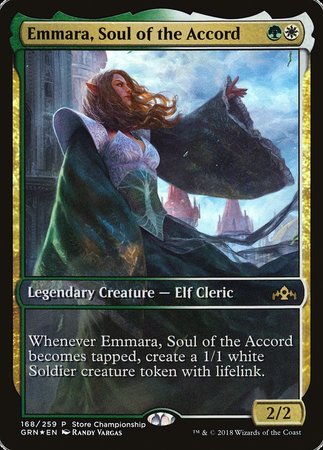 Emmara, Soul of the Accord [Guilds of Ravnica Promos] | Amazing Games TCG