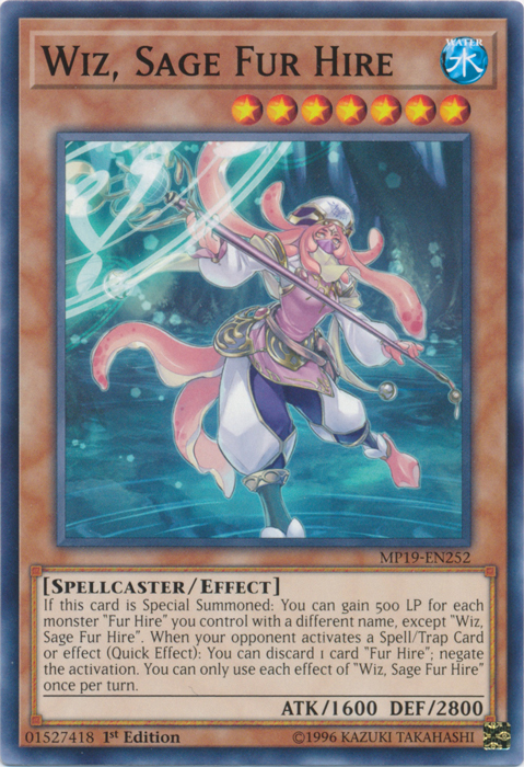 Wiz, Sage Fur Hire [MP19-EN252] Common | Amazing Games TCG