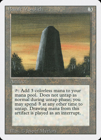 Basalt Monolith [Revised Edition] | Amazing Games TCG