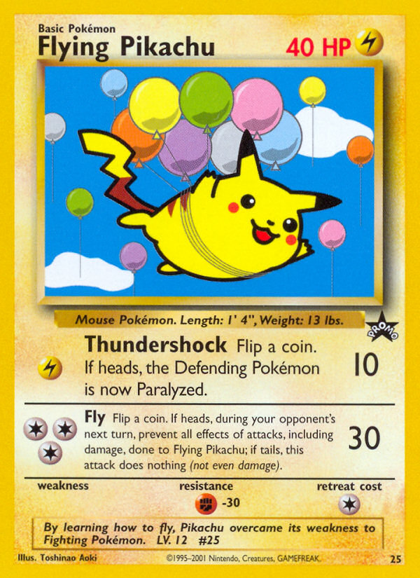 Flying Pikachu (25) [Wizards of the Coast: Black Star Promos] | Amazing Games TCG