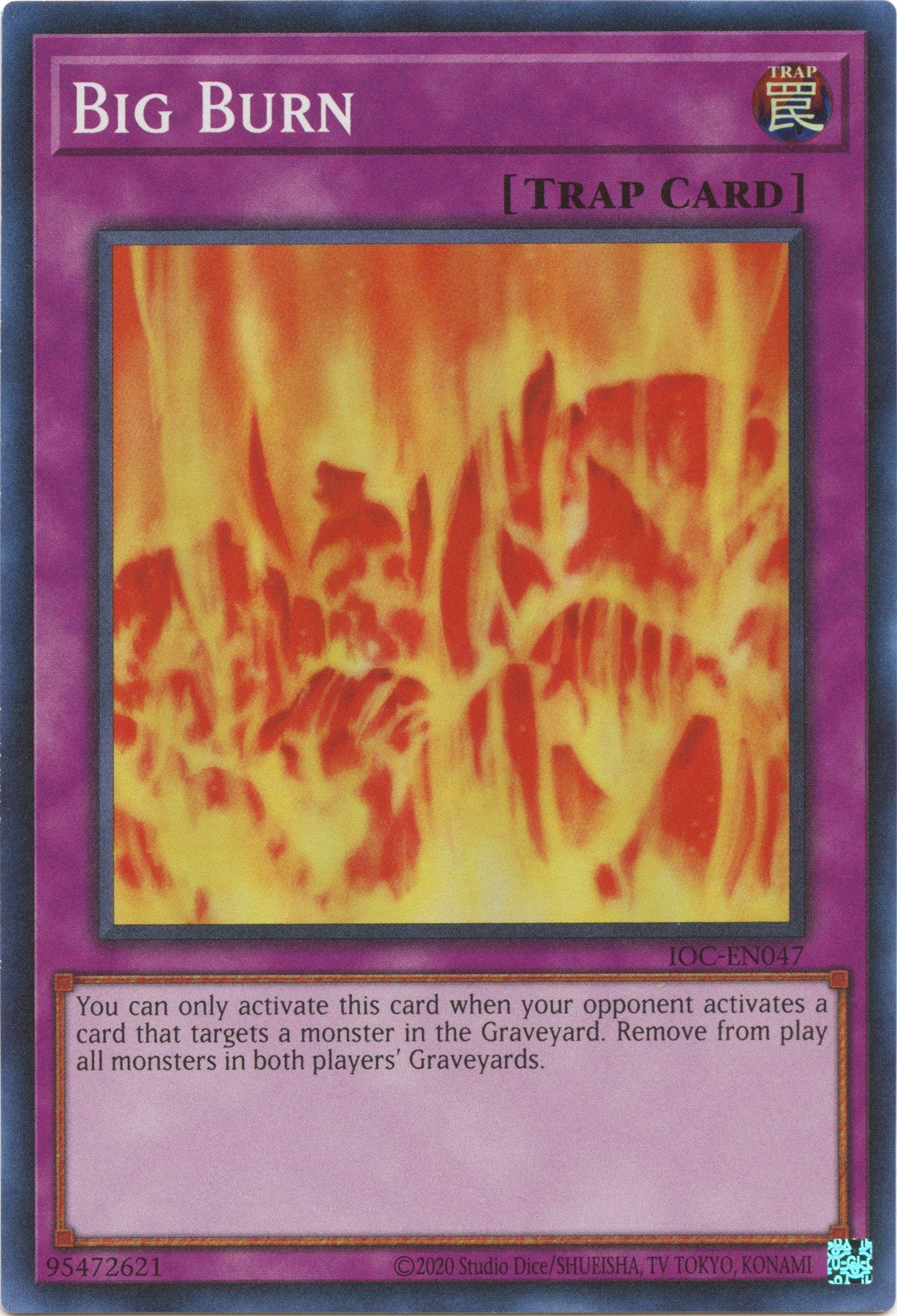 Big Burn (25th Anniversary) [IOC-EN047] Super Rare | Amazing Games TCG