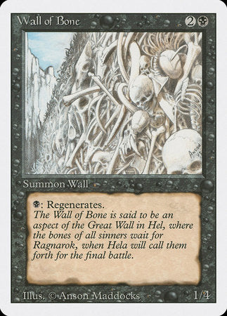 Wall of Bone [Revised Edition] | Amazing Games TCG