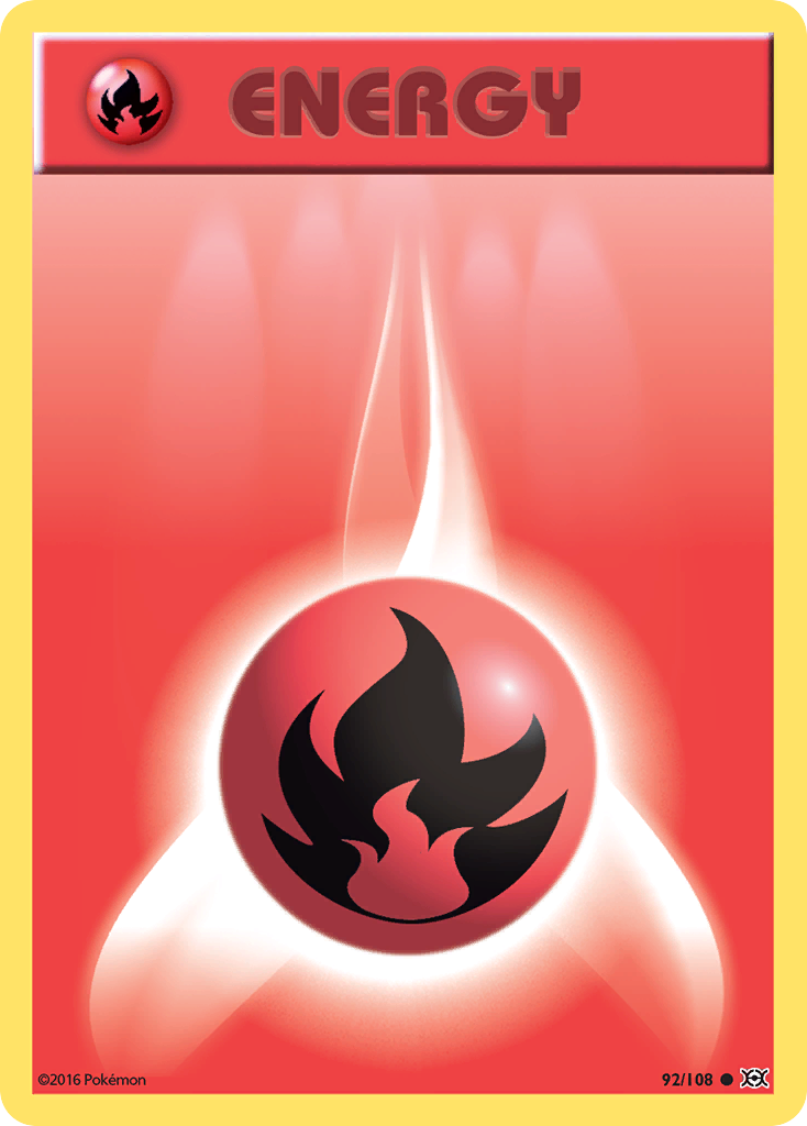 Fire Energy (92/108) [XY: Evolutions] | Amazing Games TCG