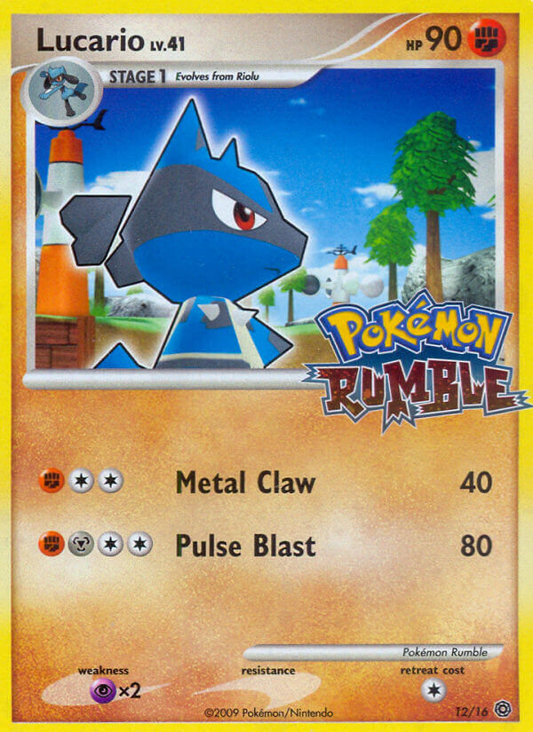Lucario (12/16) [Pokémon Rumble] | Amazing Games TCG