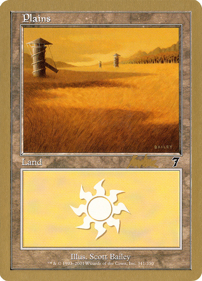 Plains (bk341) (Brian Kibler) [World Championship Decks 2002] | Amazing Games TCG