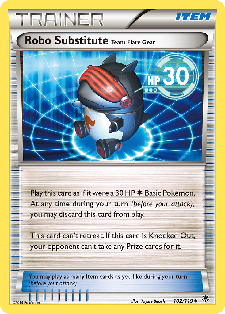 Robo Substitute Team Flare Gear (102/119) [XY: Phantom Forces] | Amazing Games TCG