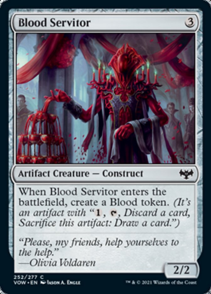 Blood Servitor [Innistrad: Crimson Vow] | Amazing Games TCG