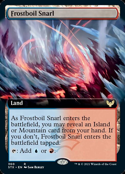 Frostboil Snarl (Extended) [Strixhaven: School of Mages] | Amazing Games TCG