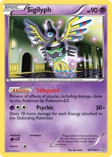 Sigilyph (52/124) (Theme Deck Exclusive) [Black & White: Dragons Exalted] | Amazing Games TCG