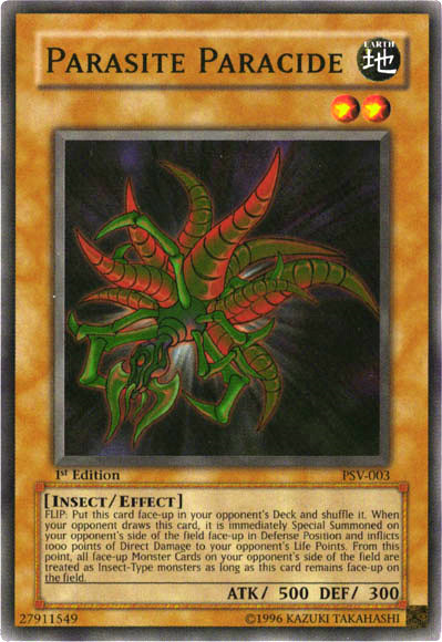 Parasite Paracide [PSV-003] Super Rare | Amazing Games TCG