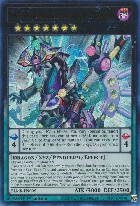 Odd-Eyes Rebellion Xyz Dragon [BLMR-EN005] Ultra Rare | Amazing Games TCG