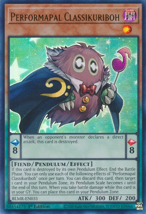 Performapal Classikuriboh [BLMR-EN031] Ultra Rare | Amazing Games TCG