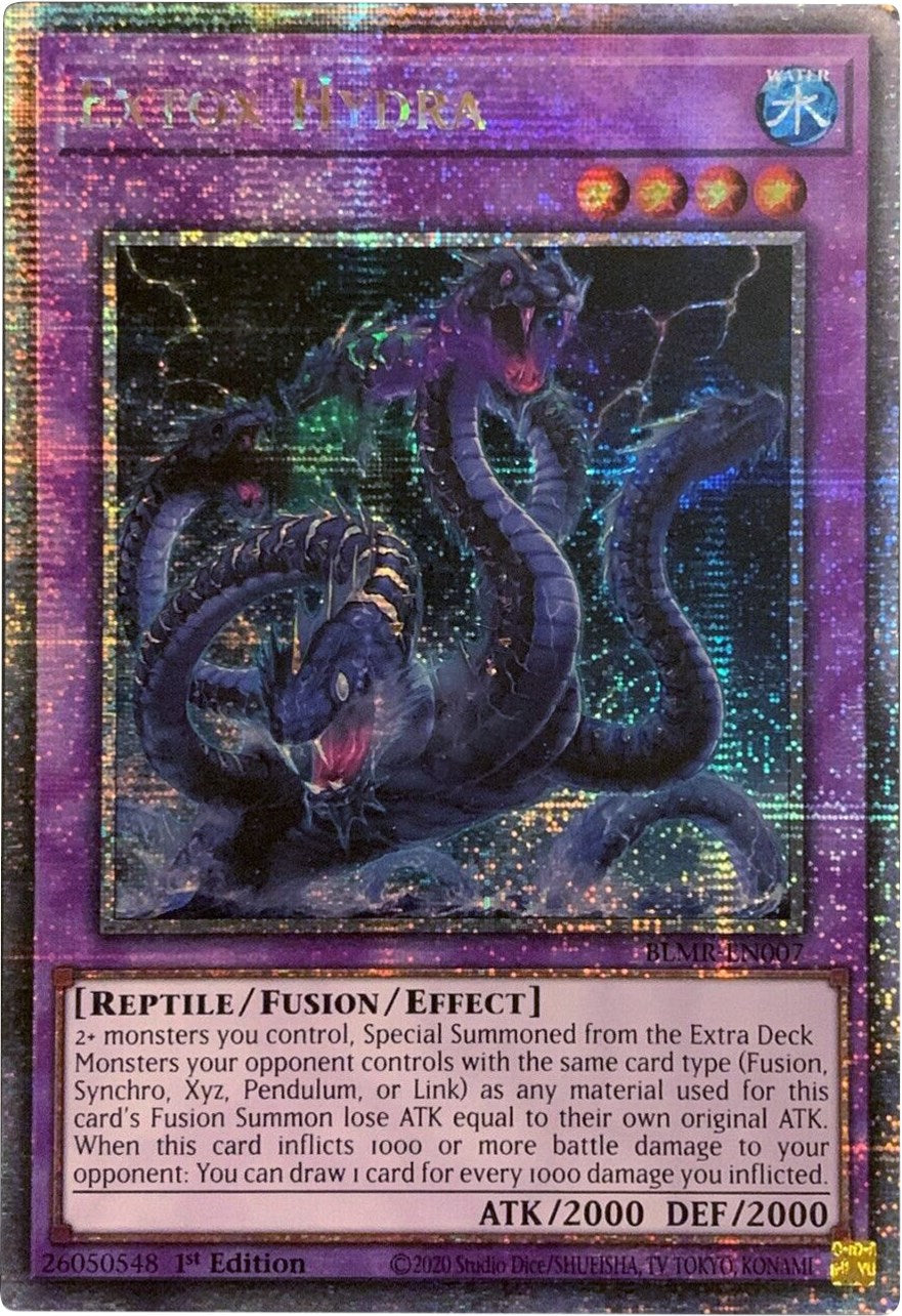 Extox Hydra [BLMR-EN007] Quarter Century Secret Rare | Amazing Games TCG