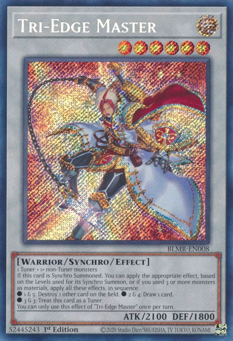 Tri-Edge Master [BLMR-EN008] Secret Rare | Amazing Games TCG