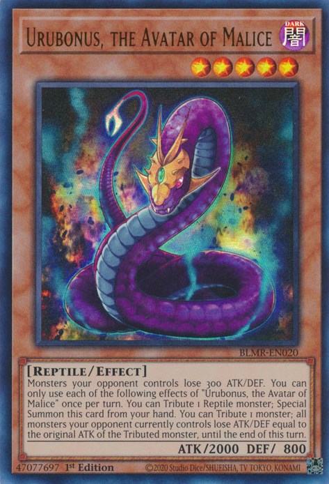 Urubonus, the Avatar of Malice [BLMR-EN020] Ultra Rare | Amazing Games TCG