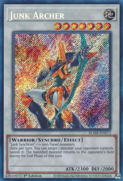 Junk Archer [BLMR-EN073] Secret Rare | Amazing Games TCG