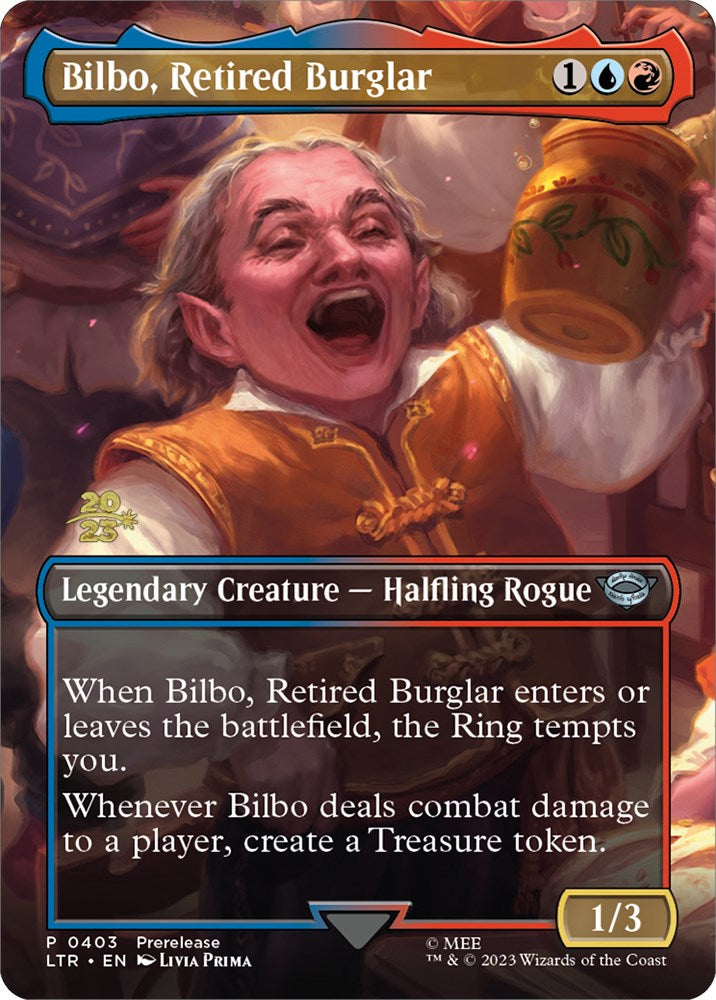 Bilbo, Retired Burglar [The Lord of the Rings: Tales of Middle-Earth Prerelease Promos] | Amazing Games TCG