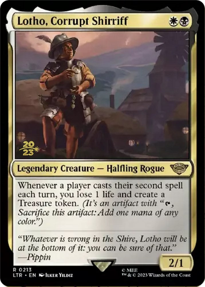 Lotho, Corrupt Shirriff [The Lord of the Rings: Tales of Middle-Earth Prerelease Promos] | Amazing Games TCG