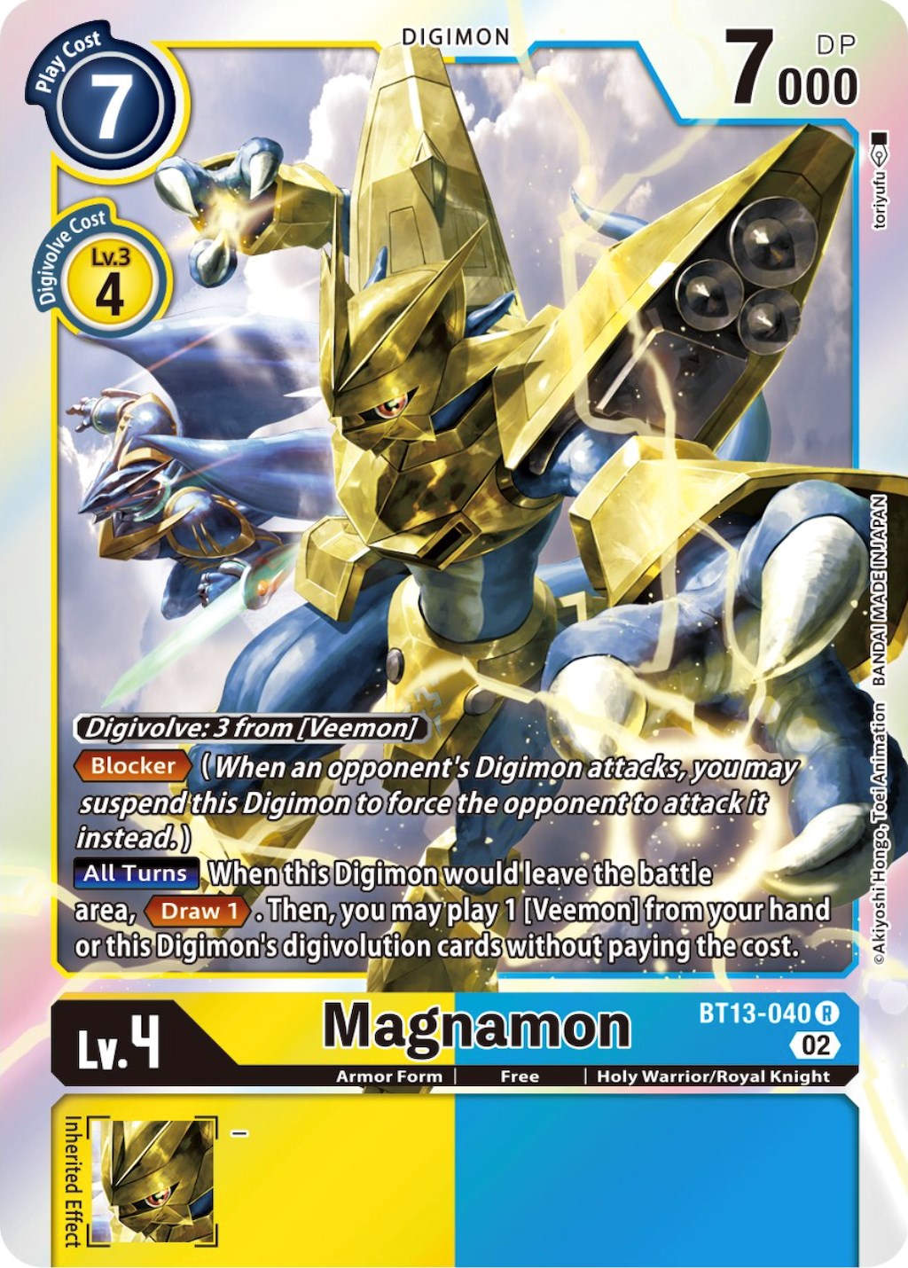 Magnamon [BT13-040] [Versus Royal Knights Booster] | Amazing Games TCG