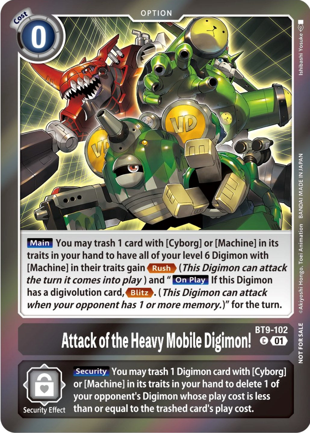 Attack of the Heavy Mobile Digimon! [BT9-102] (Event Pack 5) [X Record Promos] | Amazing Games TCG