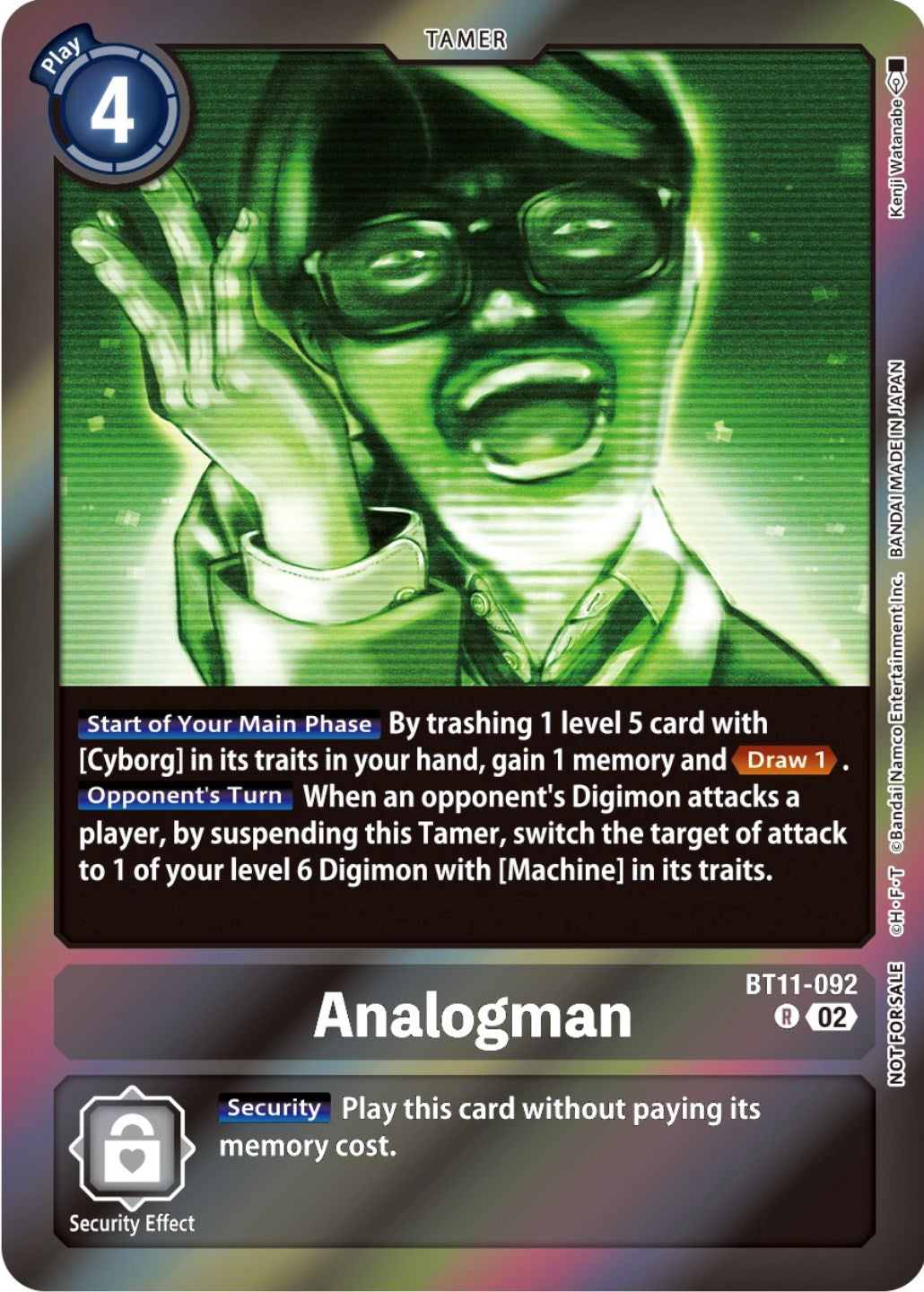 Analogman [BT11-092] (Event Pack 5) [Dimensional Phase Promos] | Amazing Games TCG