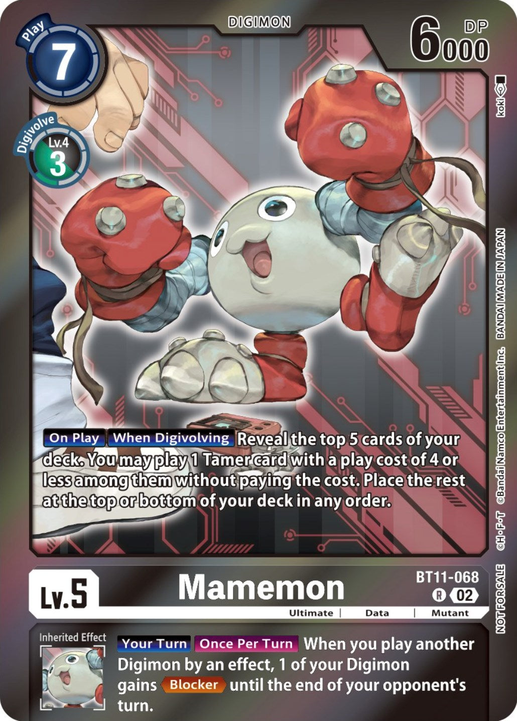 Mamemon [BT11-068] (Event Pack 5) [Dimensional Phase Promos] | Amazing Games TCG