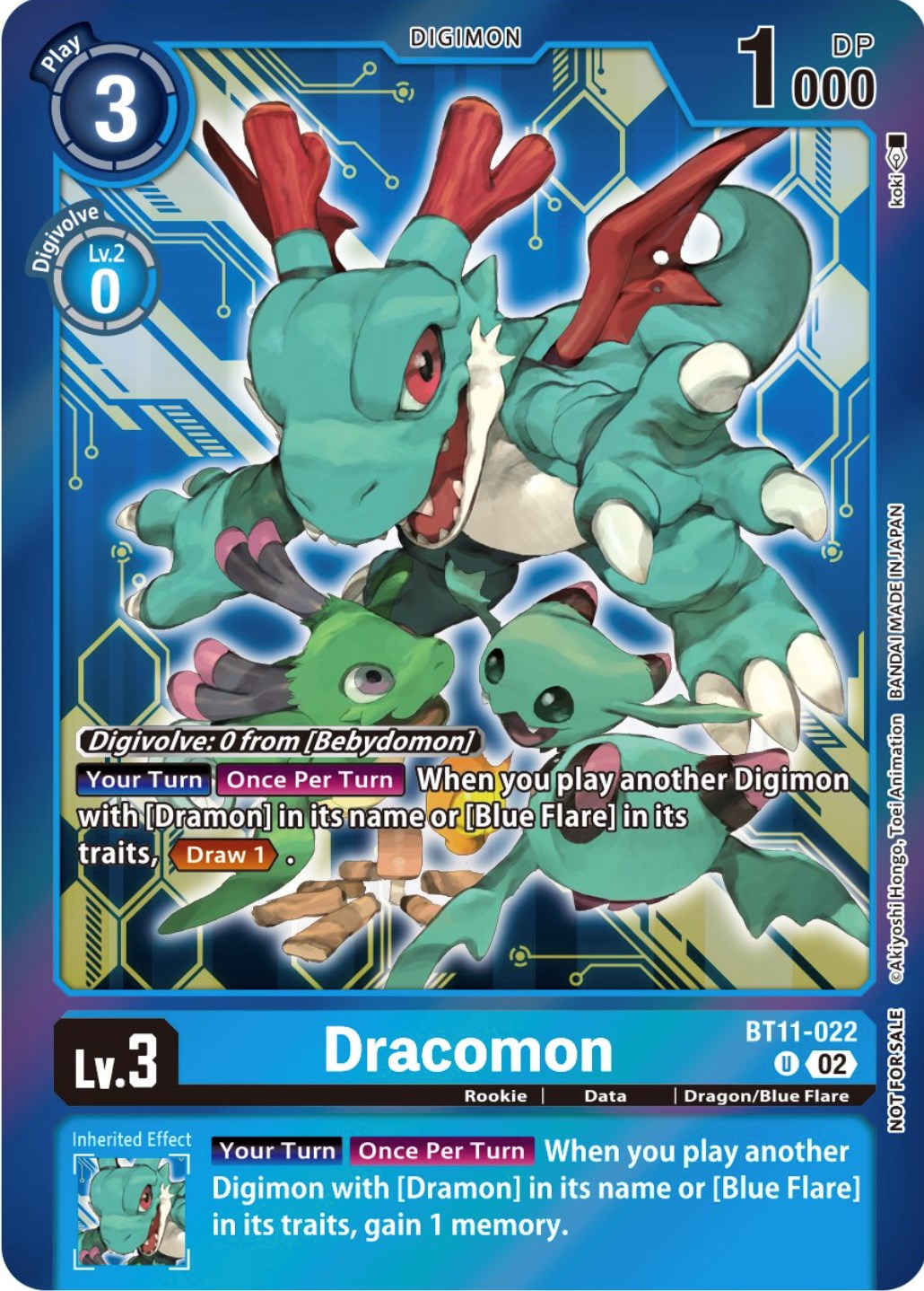 Dracomon [BT11-022] (Event Pack 5) [Dimensional Phase Promos] | Amazing Games TCG