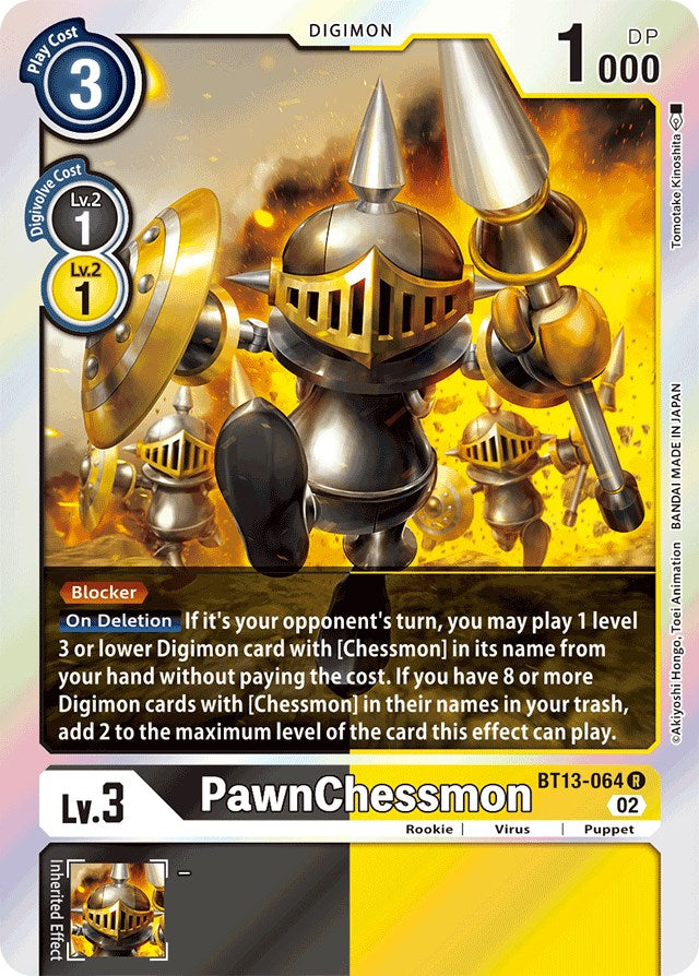 PawnChessmon [BT13-064] [Versus Royal Knights Booster] | Amazing Games TCG