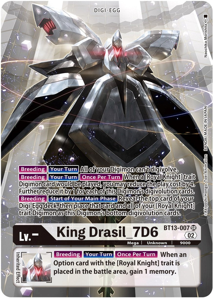 King Drasil_7D6 [BT13-007] (Alternate Art) [Versus Royal Knights Booster] | Amazing Games TCG