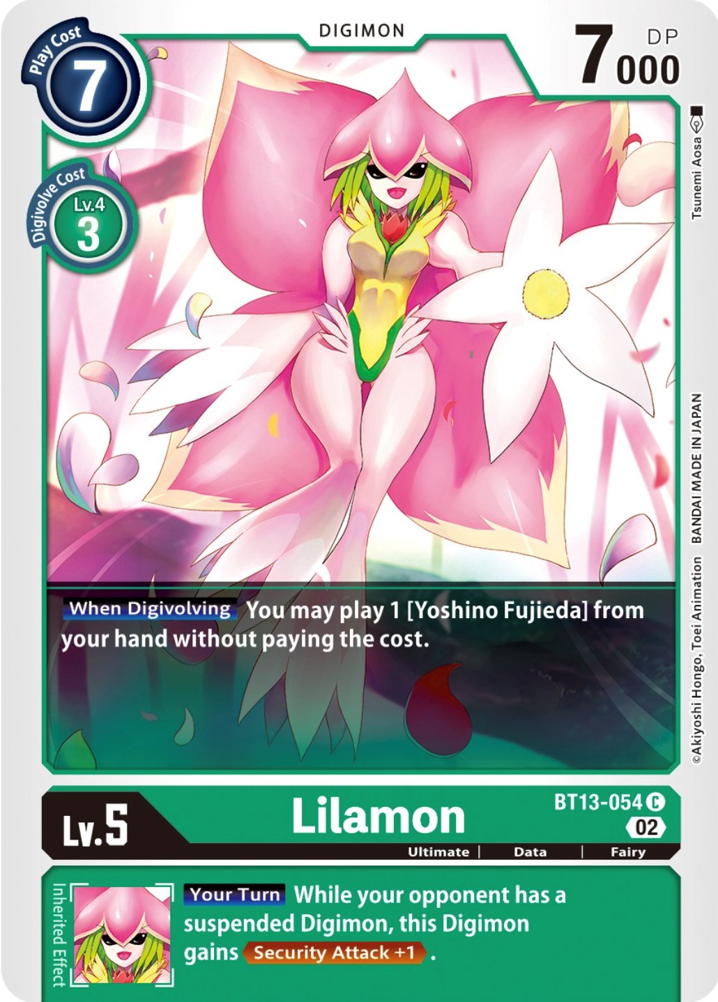 Lilamon [BT13-054] [Versus Royal Knights Booster] | Amazing Games TCG